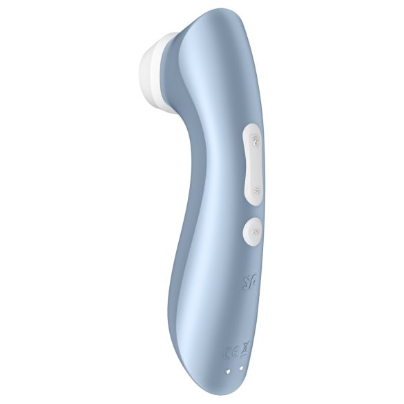 Satisfyer Pro 2+ - klitoriskiihotin - aaltotekniikka - sininen