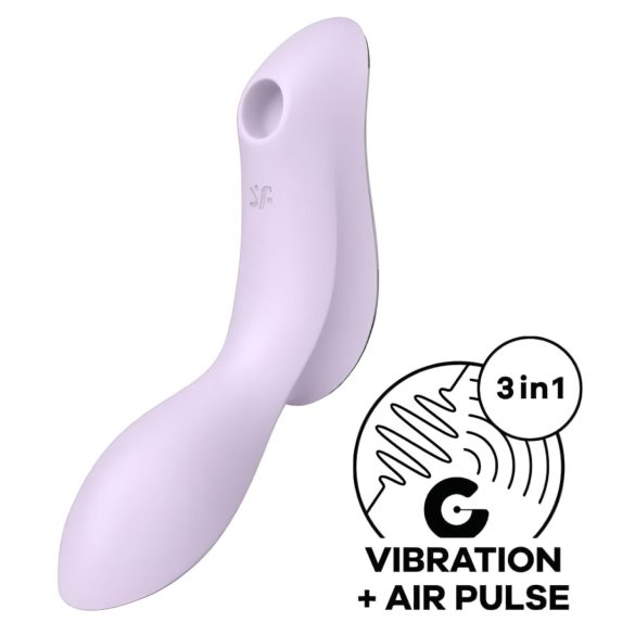 Satisfyer Curvy Trinity 2 - klitoriskiihotin ja vibraattori - lila