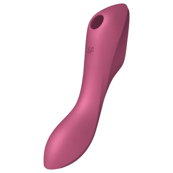 Satisfyer Curvy Trinity 3 - ilmapulssi 2in1 vibraattori (punainen)