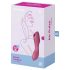 Satisfyer Curvy Trinity 3 - ilmapulssi 2in1 vibraattori (punainen)