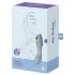 Satisfyer Curvy Trinity 3 - ilmalla stimuloiva 2in1 vibraattori - harmaa