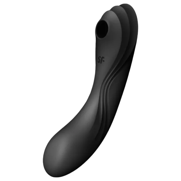 Satisfyer Curvy Trinity 4 - klitoriskiihotin ja vibraattori - musta