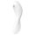 Satisfyer Curvy Trinity 5+ - älykäs 2in1-vibraattori (valkoinen)