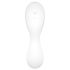 Satisfyer Curvy Trinity 5+ - älykäs 2in1-vibraattori (valkoinen)
