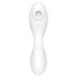 Satisfyer Curvy Trinity 5+ - älykäs 2in1-vibraattori (valkoinen)