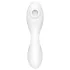 Satisfyer Curvy Trinity 5+ - 2-in-1 vibraattori - valkoinen