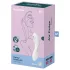 Satisfyer Curvy Trinity 5+ - 2-in-1 vibraattori - valkoinen