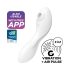 Satisfyer Curvy Trinity 5+ - älykäs 2in1-vibraattori (valkoinen)