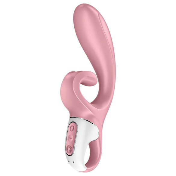 Satisfyer Hug Me - klitoriskiihotin ja vibraattori - pinkki