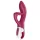 Satisfyer Embrace Me - ladattava klitoriskiihotin varrella - punainen