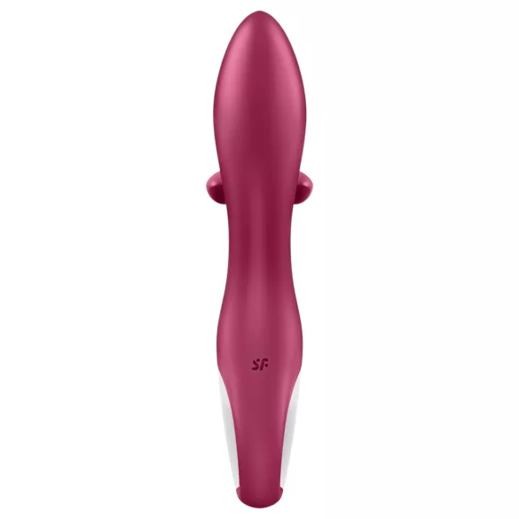 Satisfyer Embrace Me - ladattava klitoriskiihotin varrella - punainen