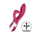 Satisfyer Embrace Me - ladattava klitoriskiihotin varrella - punainen