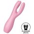 Satisfyer Threesome 3 - Ladattava klitorisvibraattori (pinkki)