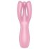 Satisfyer Threesome 3 - Ladattava klitorisvibraattori (pinkki)