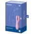 Satisfyer Threesome 3 - ladattava klitoriskiihotin (vaaleanpunainen)