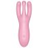 Satisfyer Threesome 4 - älykäs klitorisstimulaattori (pinkki)