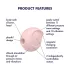 Satisfyer Sugar Rush - klitoriskiihotin ilmanpaineaalloilla - pinkki