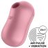 Satisfyer Cotton Candy - Ilmapulssiklitoriskiihotin (koralli)