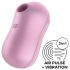 Satisfyer Cotton Candy - ladattava paineaaltovibraattori klitorikselle (liila)