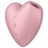 Satisfyer Cutie Heart - klitoriskiihotin ilmanpaineella - ladattava - pinkki