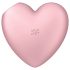 Satisfyer Cutie Heart - klitoriskiihotin ilmanpaineella - ladattava - pinkki