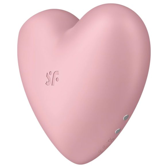 Satisfyer Cutie Heart - klitoriskiihotin ilmanpaineella - ladattava - pinkki