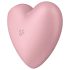 Satisfyer Cutie Heart - klitoriskiihotin ilmanpaineella - ladattava - pinkki