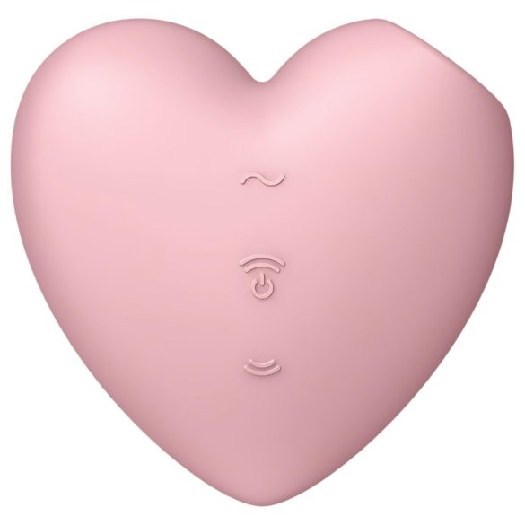 Satisfyer Cutie Heart - klitoriskiihotin ilmanpaineella - ladattava - pinkki