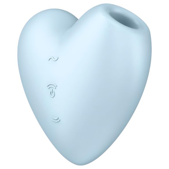 Satisfyer Cutie Heart - klitoriskiihotin ilmapulssi - ladattava - sininen