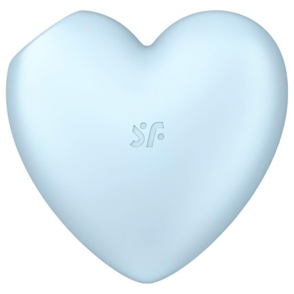 Satisfyer Cutie Heart - klitoriskiihotin ilmapulssi - ladattava - sininen