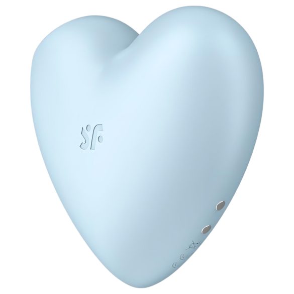 Satisfyer Cutie Heart - klitoriskiihotin ilmapulssi - ladattava - sininen