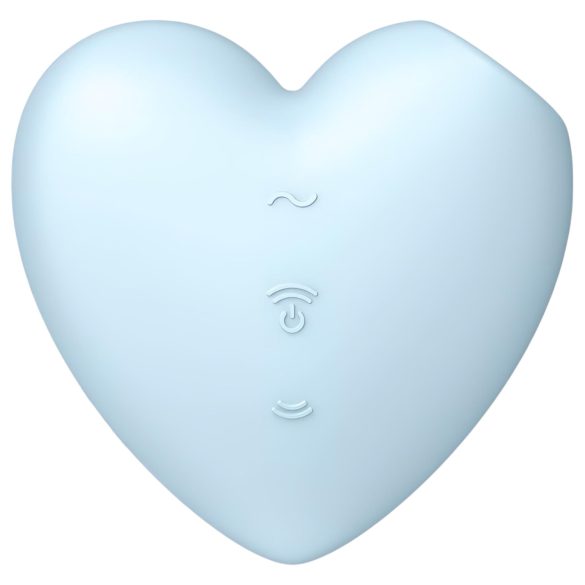Satisfyer Cutie Heart - klitoriskiihotin ilmapulssi - ladattava - sininen