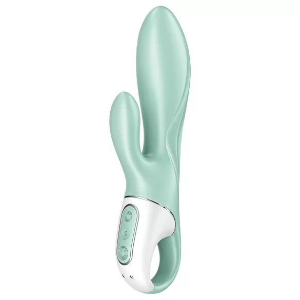 Satisfyer Air Pump Bunny 5 - Sovelluksella ohjattava pumpattava vibraattori (minttu)