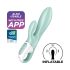 Satisfyer Air Pump Bunny 5 - älykäs pumpattava vibraattori (minttu)