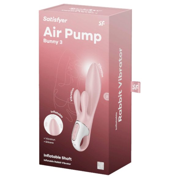 Satisfyer - pumppuvibraattori pupu - ilmapumppu - pinkki