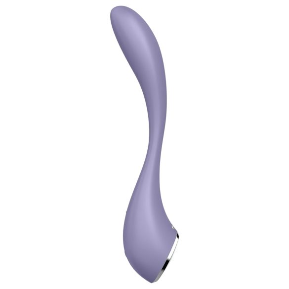 Satisfyer - G-piste vibraattori - taipuisa, Bluetooth, violetti