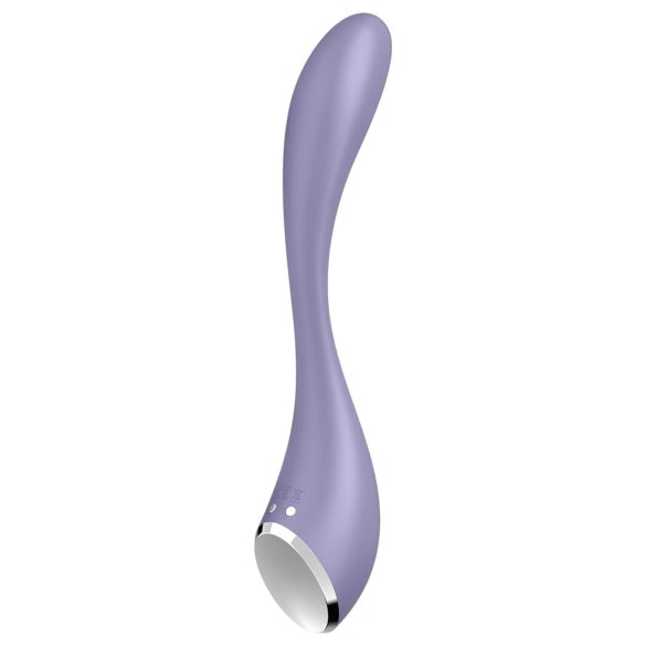 Satisfyer - G-piste vibraattori - taipuisa, Bluetooth, violetti