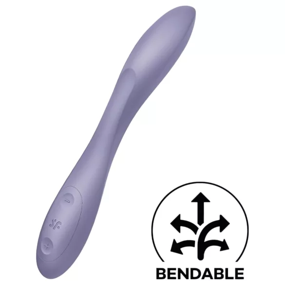 Satisfyer - G-pistevibraattori - taipuisa, vedenkestävä, ladattava - violetti