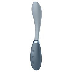   Satisfyer - G-piste vibraattori - taipuisa - ladattava - harmaa