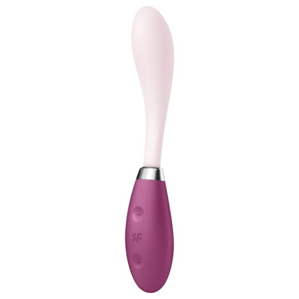 Satisfyer G-Spot Flex 3 - ladattava G-pistevibraattori - pinkki-punainen