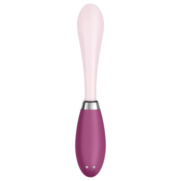 Satisfyer G-Spot Flex 3 - ladattava G-pistevibraattori - pinkki-punainen