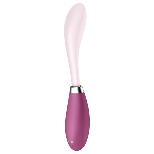 Satisfyer G-Spot Flex 3 - ladattava G-pistevibraattori - pinkki-punainen
