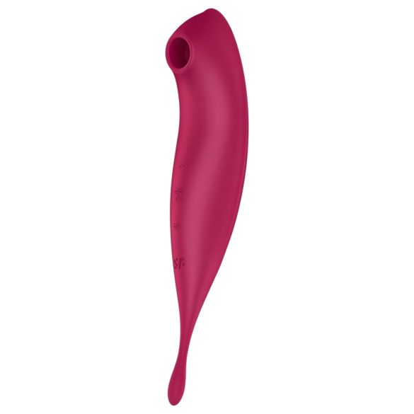 Satisfyer Twirling Pro - älykäs 2-in-1 klitorisvibraattori (punainen)