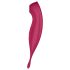 Satisfyer Twirling Pro - älykäs 2-in-1 klitorisvibraattori (punainen)