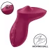 Satisfyer Exciterrr - klitoriskiihotin pyörivillä helmillä - punainen