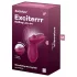 Satisfyer Exciterrr - klitoriskiihotin pyörivillä helmillä - punainen