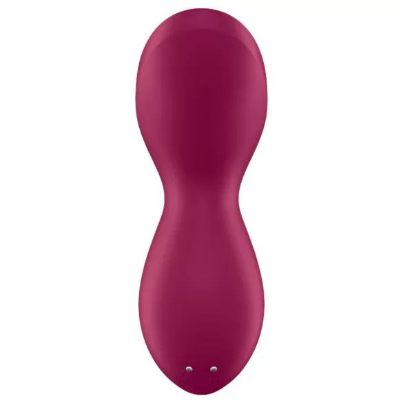 Satisfyer Exciterrr - klitoriskiihotin pyörivillä helmillä - punainen
