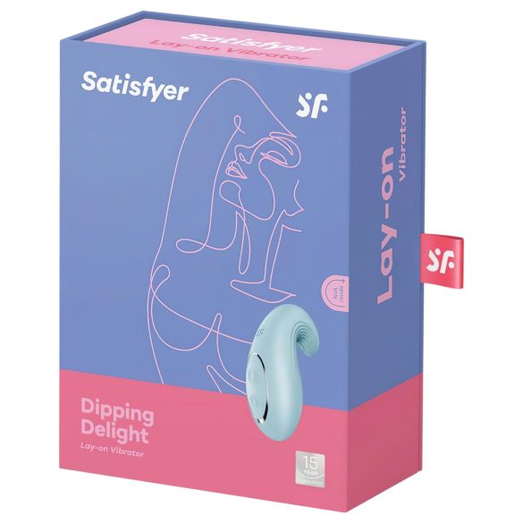 Satisfyer Dipping Delight - klitorisvibraattori - ladattava - sininen