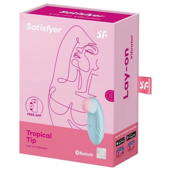 Satisfyer Tropical Tip - älykäs klitoriskiihotin (sininen)