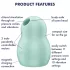 Satisfyer Pro To Go 1 - ladattava klitoriskiihotin ilmalla - mintunvihreä